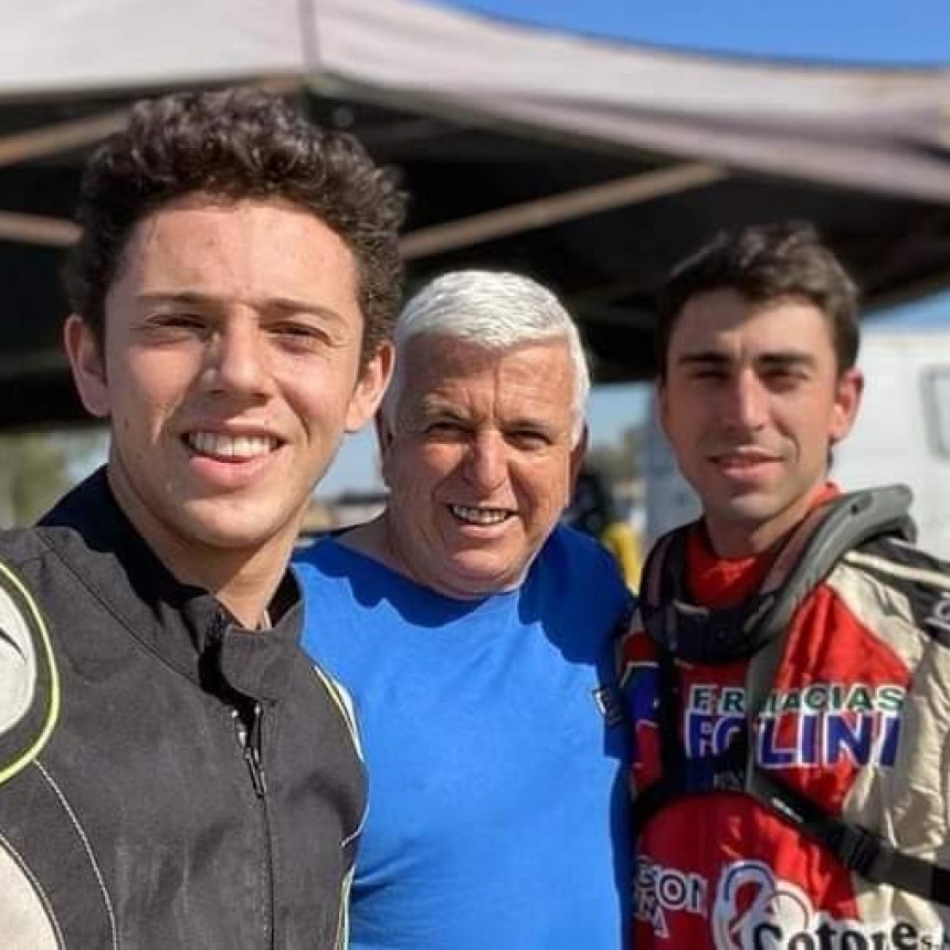 Los hermanos Estefano y Juanqui Polini clasificaron en l Formula 3 Metropolitana.
